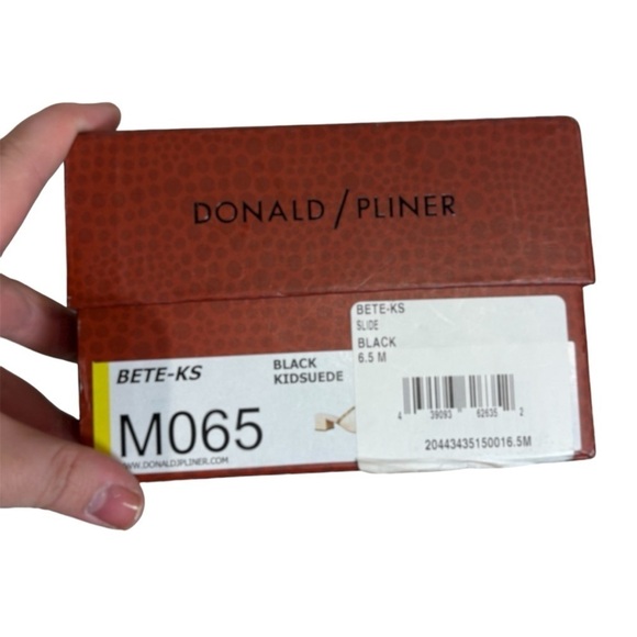 Donald Pliner IOB Bete Crystal Embellished Heeled Slide Sandals - Picture 5 of 5